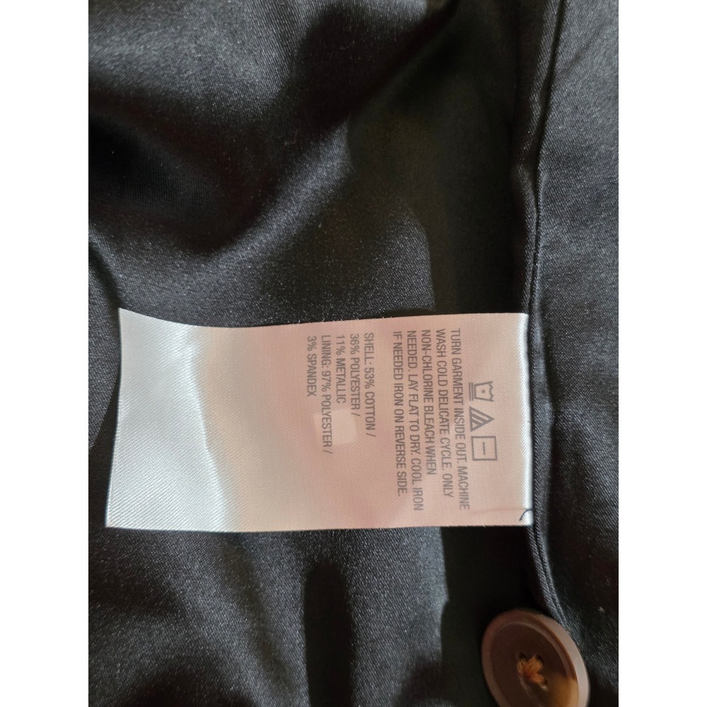 Joan Rivers Blazer Womens Medium Bronze Metallic Red Carpet - Picture 11 of 11